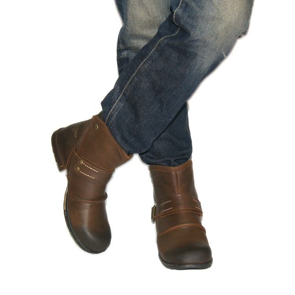 Men's Genuine Leather Combat Boots - Image 7